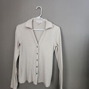 Banana Republic Beige Knit Sweater
